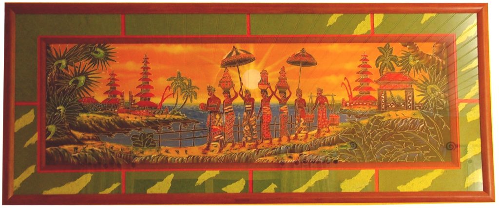 batik encadrement art indonésie atelier caen