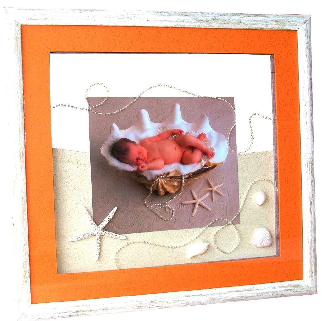 encadrer une photo, photo de naissance, cadeau de naissance, encadrement d'art, l'atelier du chat Perché