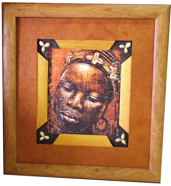 Africaine et porcelaine