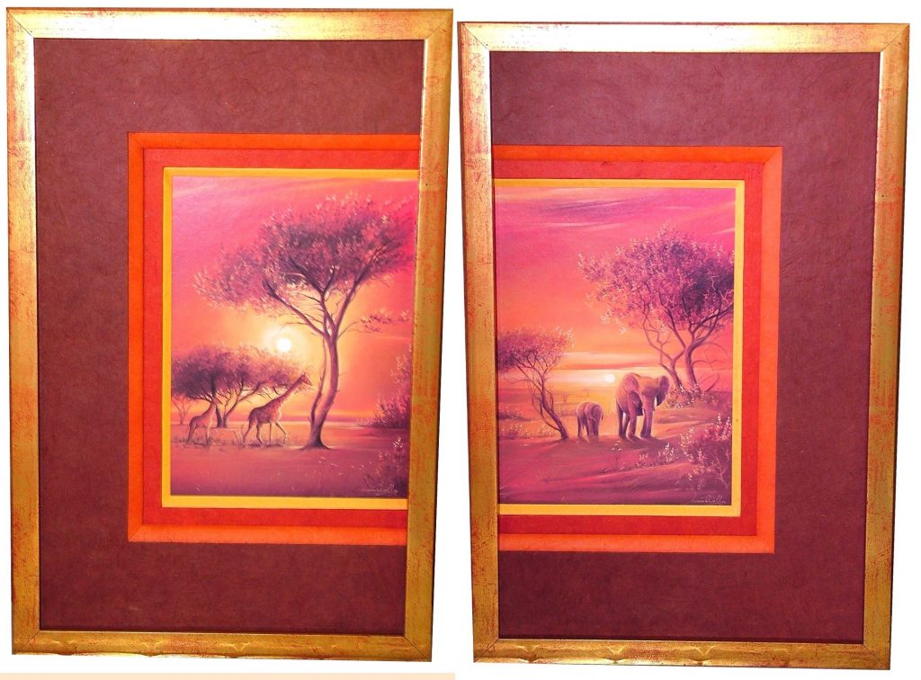 encadrement art africain, déco Afrique, encadreur Caen, atelier du Chat Perché
