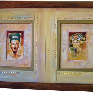 Toutankhamon et Néfertiti