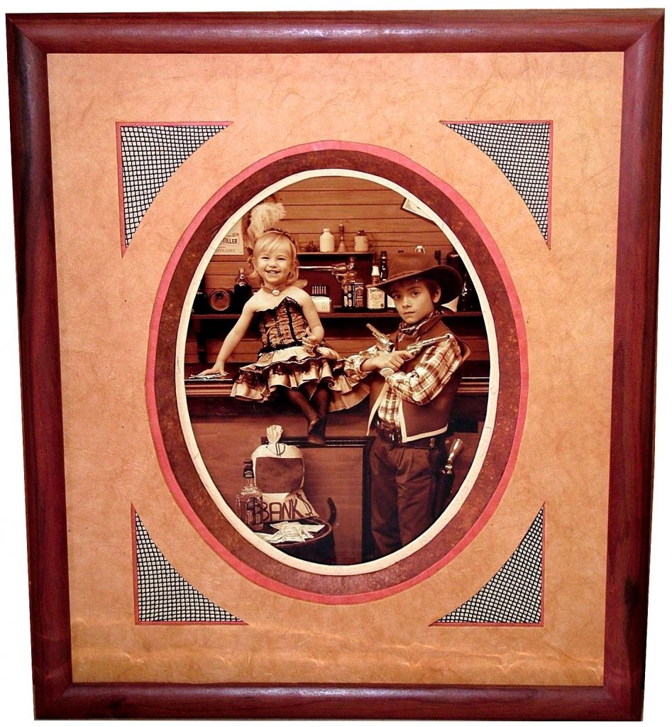 Photo vintage encadrée, encadrement d'art, Marie-Luce Estienne, encadreur Caen