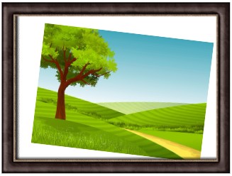 encadrement cadre fixation image
